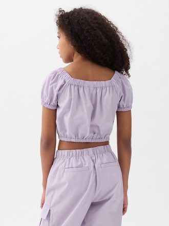 Barn Puff Sleeve Topp
