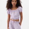 Barn Puff Sleeve Topp