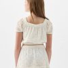 Barn Puff Sleeve Topp
