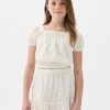 Barn Puff Sleeve Topp