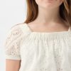 Barn Puff Sleeve Topp
