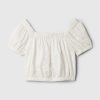 Barn Puff Sleeve Topp