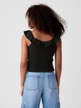 Barn Ruffle Smocked Linne
