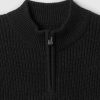 Barn Shaker-Stitch Quarter-Zip tröja