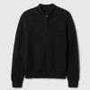 Barn Shaker-Stitch Quarter-Zip tröja