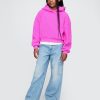 Barn Sherpa Cropped Hoodie