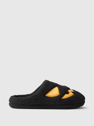 Barn Sherpa Halloween Tofflor