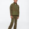 Barn Sherpa Pullover med halv blixtlås