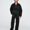 Barn Sherpa Pullover med halv blixtlås
