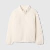 Barn Sherpa Pullover med halv blixtlås