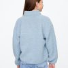 Barn Sherpa Pullover med halv blixtlås