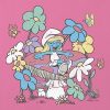 Barn Smurfarna Mushroom Dance Grafisk Boxy Crop T-shirt