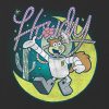 Barn Spongebob Sandy Howdy Grafisk Boxy Crop Tee