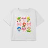 Barn Strawberry Shortcake Berrykin Bows Grafisk Boxy Crop T-shirt