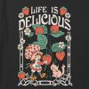 Barn Strawberry Shortcake Life Is Delicious Grafisk Boxy Crop Tee