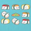 Barn Sushi Grafisk Boxy Crop Tee