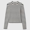 Barn T-shirt med ribbad halsringning