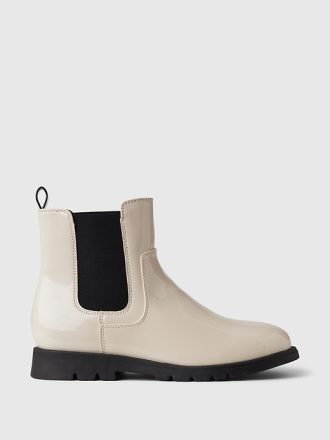 Barn Vegan Chelsea Boots i lack
