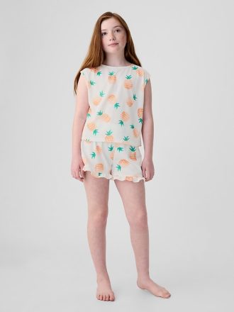 Barn återvunna PJ Shorts Set