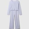 Barn återvunnen Pointelle PJ Set