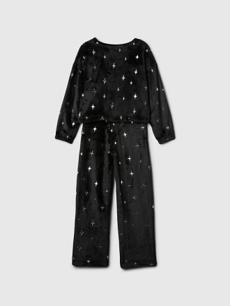 Barn återvunnen mysig beskuren PJ Set