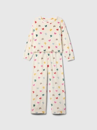 Barn återvunnen mysig beskuren PJ Set