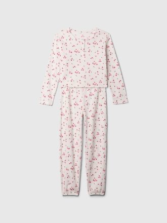Barn återvunnen våffel PJ Set
