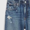 Barn jeans med vida ben i låga ben