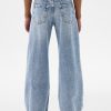 Barn jeans med vida ben i låga ben