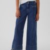 Barn jeans med vida ben och fotled Barn jeans med vida ben och fotled