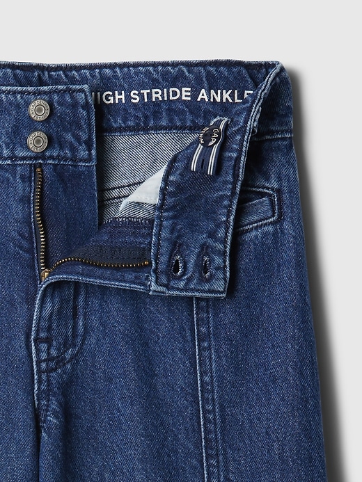 Barn jeans med vida ben och fotled Barn jeans med vida ben och fotled