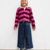 Barn jeans med vida ben och fotled Barn jeans med vida ben och fotled