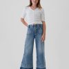 Barn jeans med vida ben och fotled