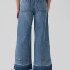 Barn jeans med vida ben och fotled