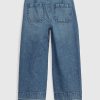 Barn jeans med vida ben och fotled