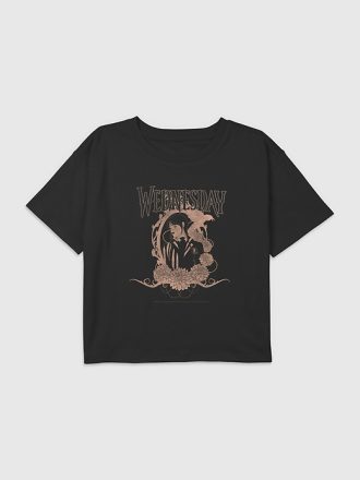 Barn onsdag Porträtt Grafisk Boxy Crop Tee
