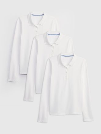 Barn pikétröja (3-pack)