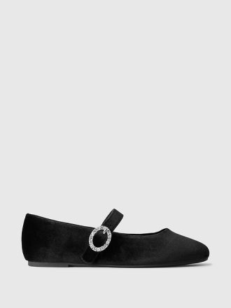 Barn sammet Mary Jane Flats