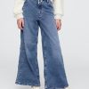 Barn stickade baggy jeans