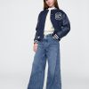 Barn stickade baggy jeans