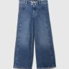 Barn stickade baggy jeans