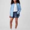 Barnshorts med låg höjd Stride Cargo denim
