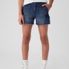 Barnshorts med låg höjd Stride Cargo denim