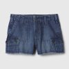 Barnshorts med låg höjd Stride Cargo denim