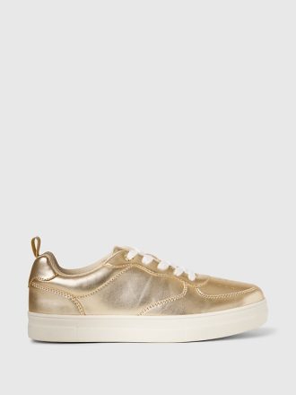 Barnsneakers i metall