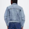 Barrel-Sleeve Icon jeansjacka