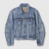 Barrel-Sleeve Icon jeansjacka