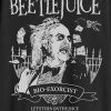 Beetlejuice svart och vit grafisk t-shirt