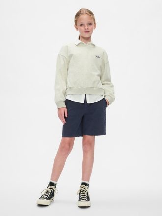 Bermudashorts för barn med medelhöga uniformer