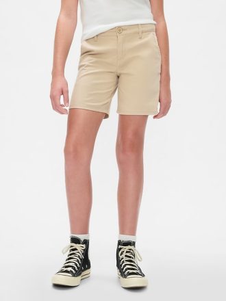 Bermudashorts för barn med medelhöga uniformer